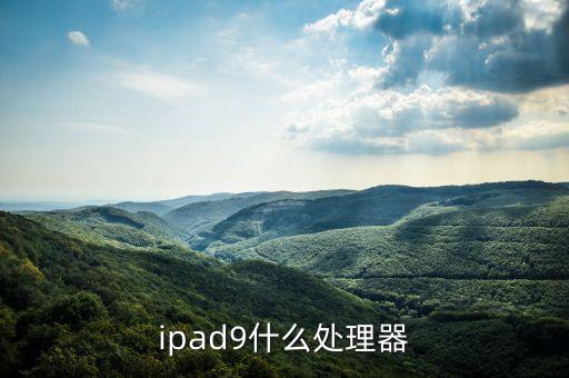 ipad9什么处理器