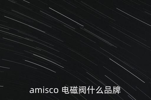 amisco 电磁阀什么品牌