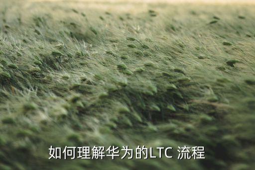 如何理解华为的ltc 流程