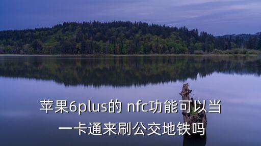 苹果6plus的 nfc功能可以当 一卡通来刷公交地铁吗