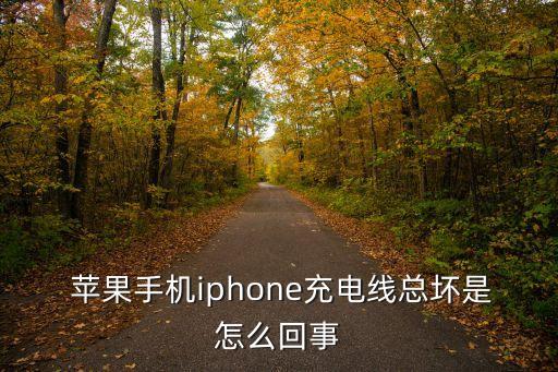  苹果手机iphone充电线总坏是怎么回事