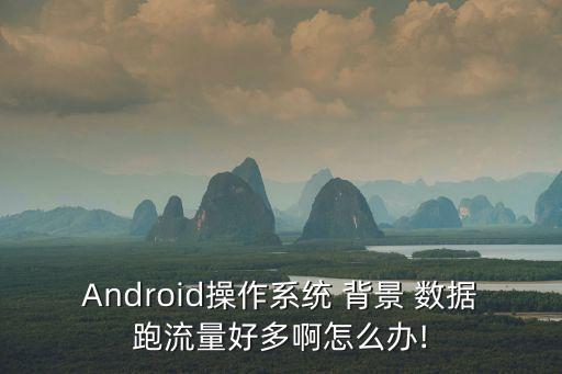 android操作系统 背景 数据跑流量好多啊怎么办!