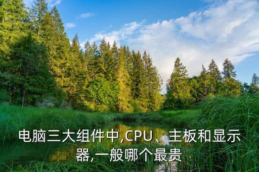 电脑三大组件中,cpu、主板和显示器,一般哪个最贵