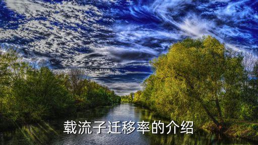 载流子迁移率的介绍