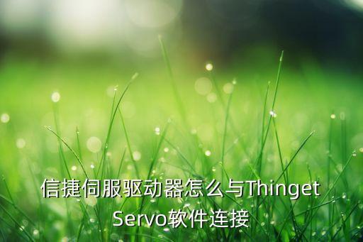 信捷伺服驱动器怎么与thingetservo软件连接