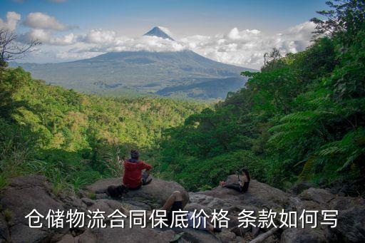 仓储物流合同保底价格 条款如何写