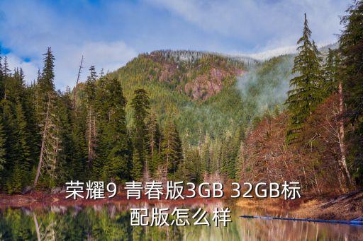  荣耀9 青春版3gb 32gb标配版怎么样