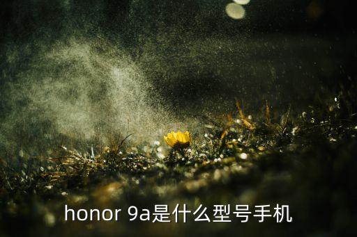 honor 9a是什么型号手机