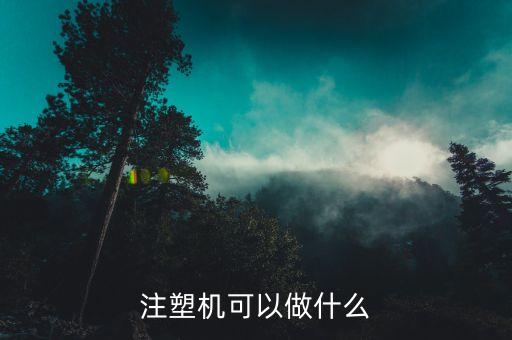 注塑机可以做什么