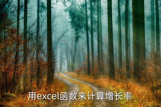 用excel函数来计算增长率