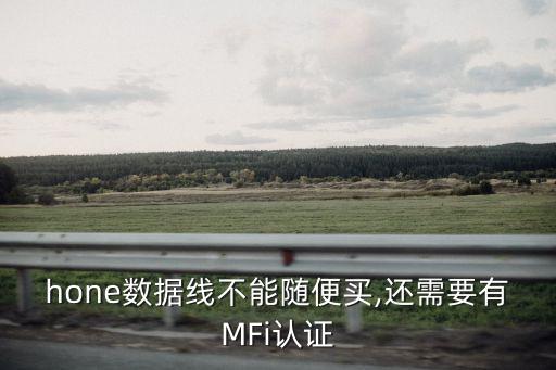 hone数据线不能随便买,还需要有mfi认证