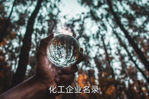 化工企业名录