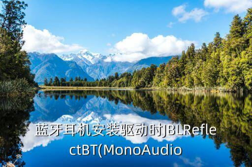 蓝牙耳机安装驱动时jblreflectbt(monoaudio