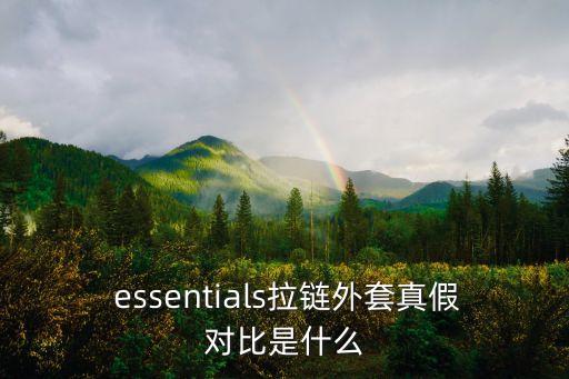  essentials拉链外套真假对比是什么