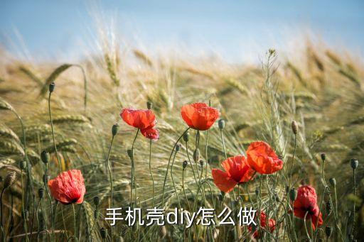 手机壳diy怎么做