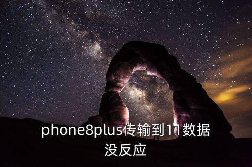 phone8plus传输到11数据没反应