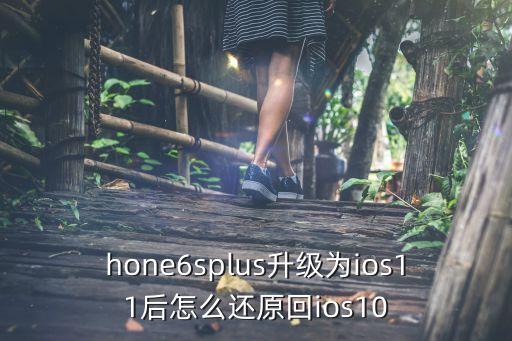 hone6splus升级为ios11后怎么还原回ios10