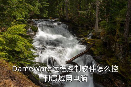 dameware远程控制软件怎么控制局域网电脑