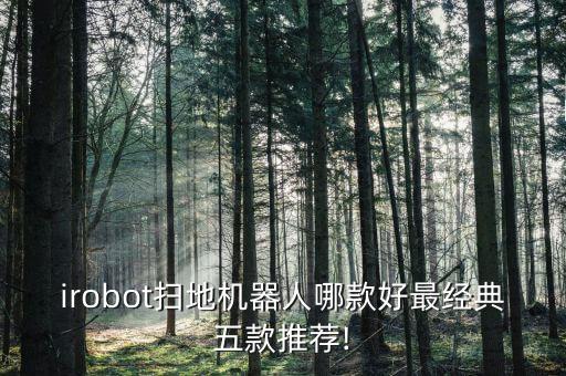 irobot扫地机器人哪款好最经典五款推荐!