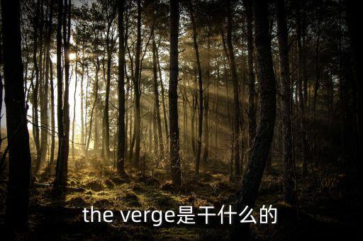 the verge是干什么的