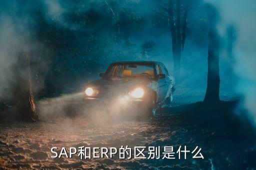 sap和erp的区别是什么