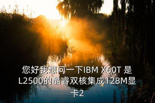 您好我想问一下ibm x60t 是l2500的酷睿双核集成128m显卡2