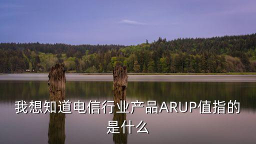 我想知道电信行业产品arup值指的是什么