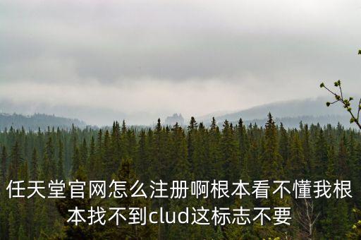 任天堂pg电子游戏试玩平台网站官网怎么注册啊根本看不懂我根本找不到clud这标志不要