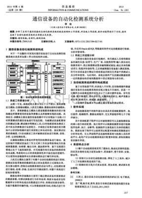 自动化通信设备检查内容