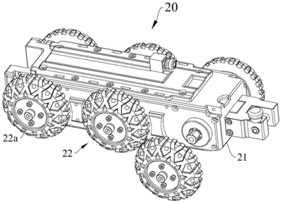 管道机器人 轮子